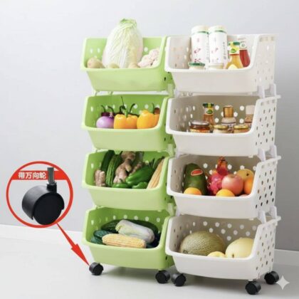 4 Laye Basket Rack