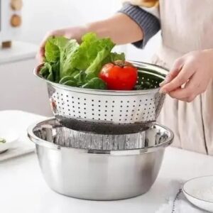 Steel Basin With Grater